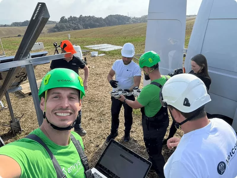 Detail přístroje LiDAR pro měření větru